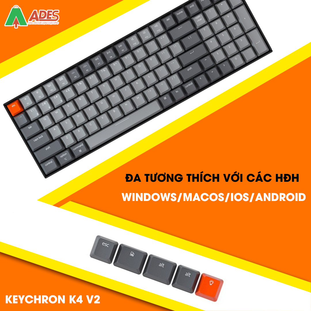 keychron k4v2 chat luong